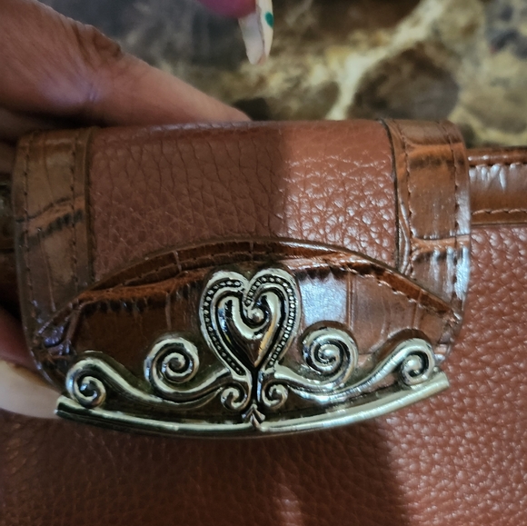 EUC Leather Wallet with Checkbook - Picture 2 of 8